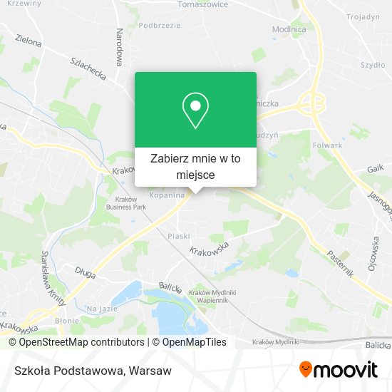 Mapa Szkoła Podstawowa