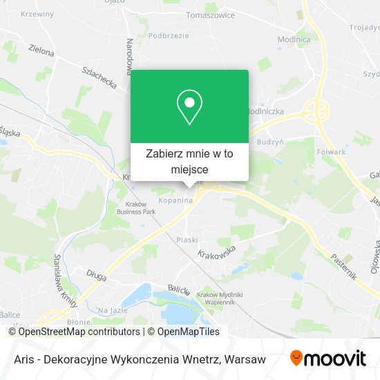 Mapa Aris - Dekoracyjne Wykonczenia Wnetrz