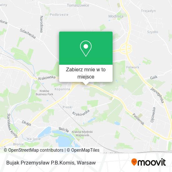 Mapa Bujak Przemysław P.B.Komis