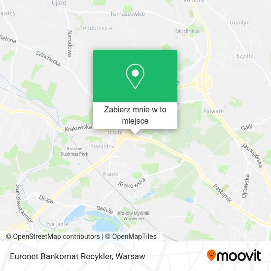 Mapa Euronet Bankomat Recykler