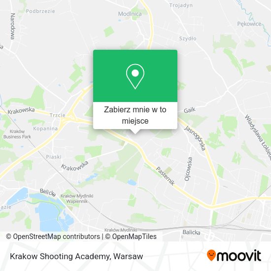 Mapa Krakow Shooting Academy