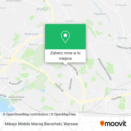 Mapa Mibejo Mobile Maciej Barwiński