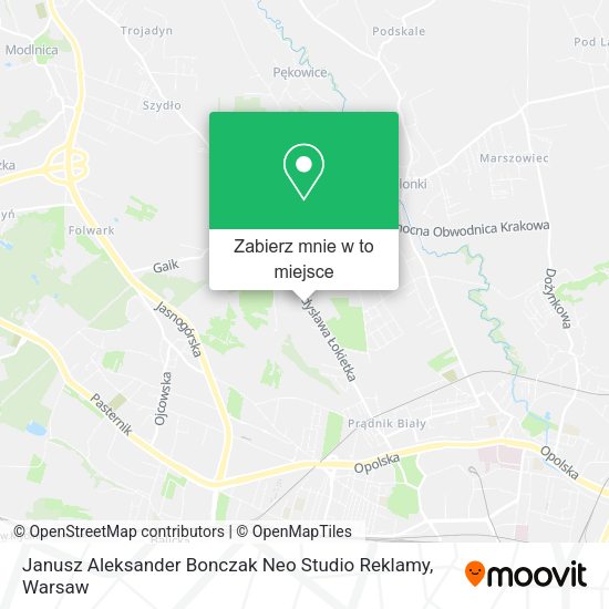 Mapa Janusz Aleksander Bonczak Neo Studio Reklamy