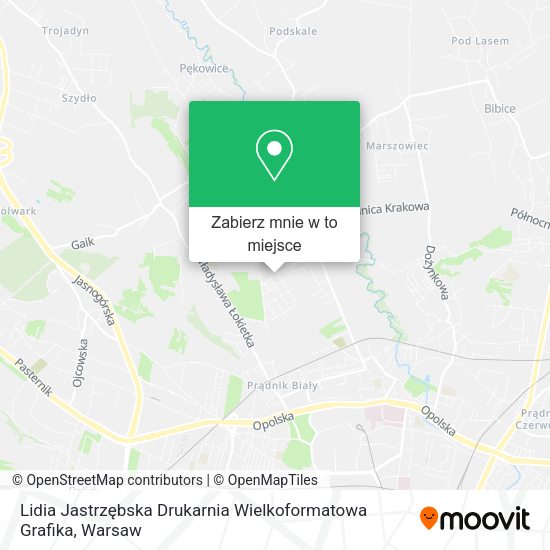 Mapa Lidia Jastrzębska Drukarnia Wielkoformatowa Grafika