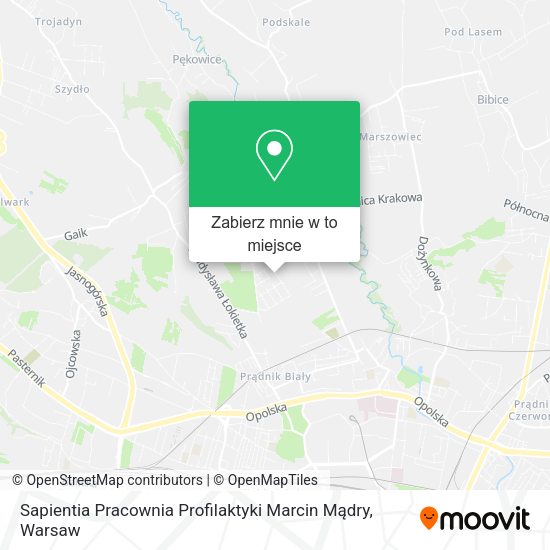 Mapa Sapientia Pracownia Profilaktyki Marcin Mądry