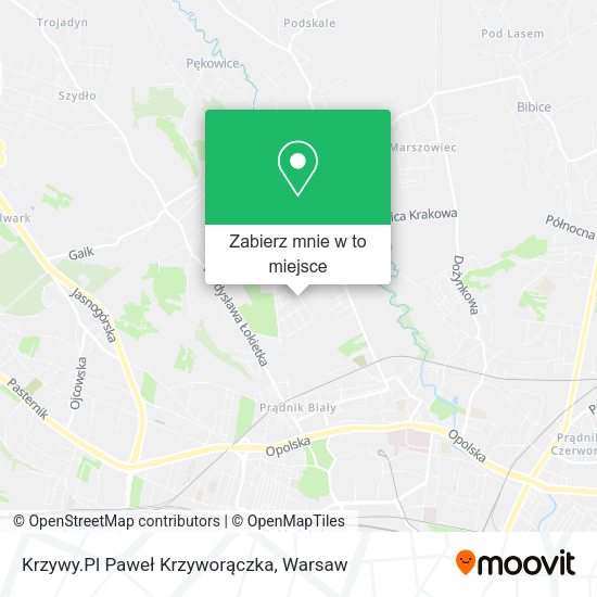 Mapa Krzywy.Pl Paweł Krzyworączka