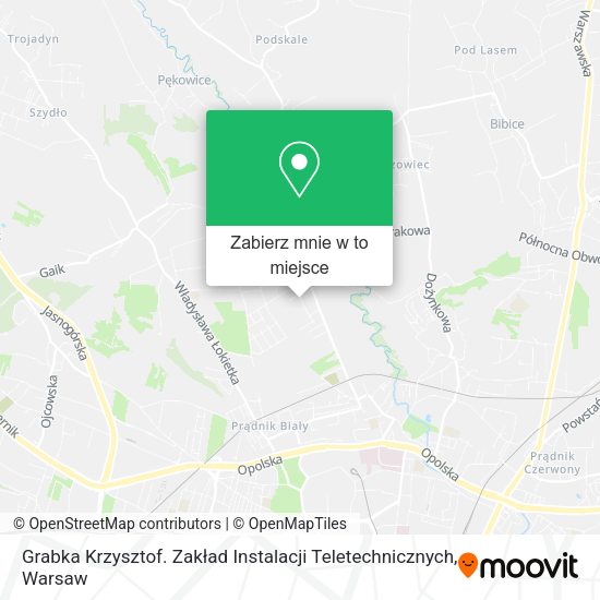 Mapa Grabka Krzysztof. Zakład Instalacji Teletechnicznych