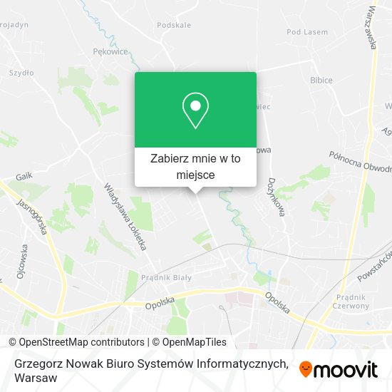 Mapa Grzegorz Nowak Biuro Systemów Informatycznych