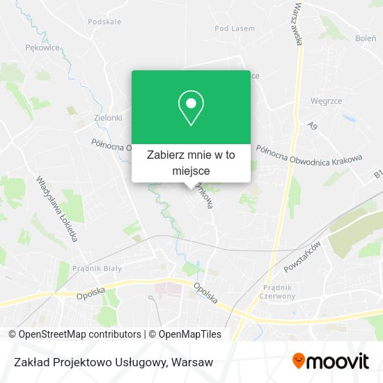 Mapa Zakład Projektowo Usługowy