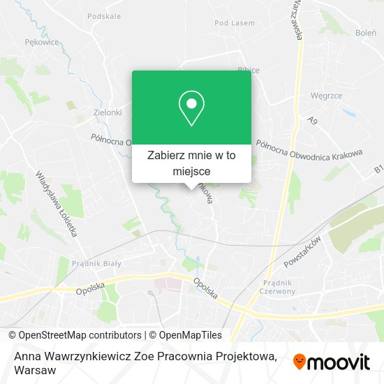 Mapa Anna Wawrzynkiewicz Zoe Pracownia Projektowa