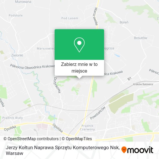 Mapa Jerzy Kołtun Naprawa Sprzętu Komputerowego Nsk