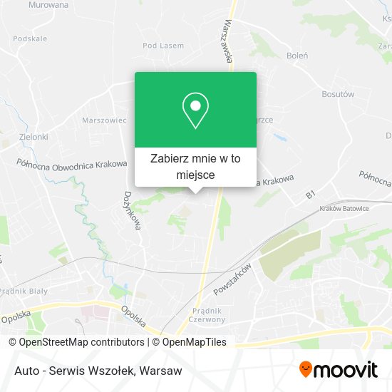 Mapa Auto - Serwis Wszołek