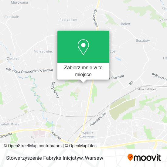 Mapa Stowarzyszenie Fabryka Inicjatyw