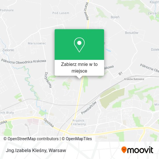 Mapa Jng.Izabela Kleśny