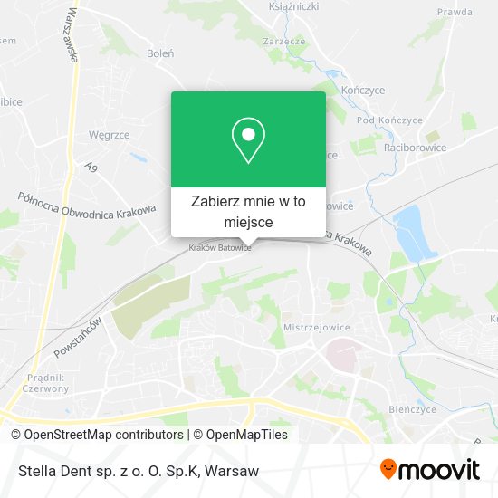Mapa Stella Dent sp. z o. O. Sp.K