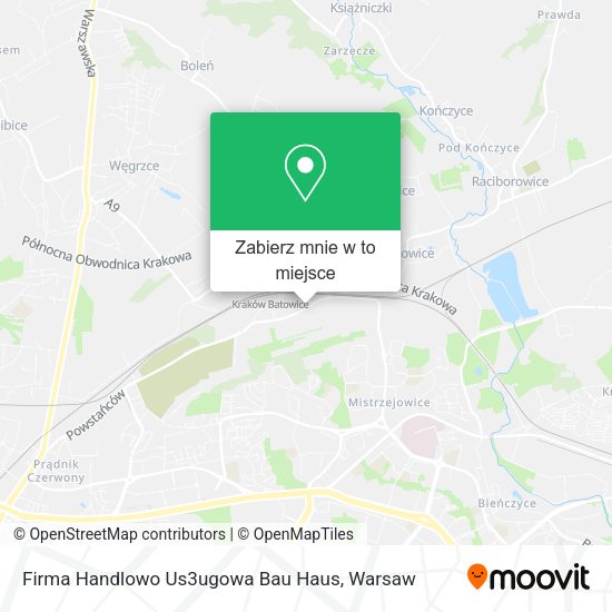 Mapa Firma Handlowo Us3ugowa Bau Haus