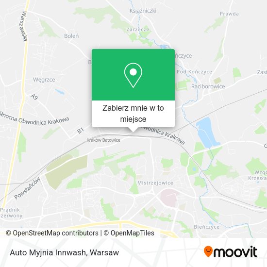 Mapa Auto Myjnia Innwash