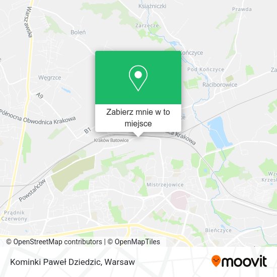 Mapa Kominki Paweł Dziedzic