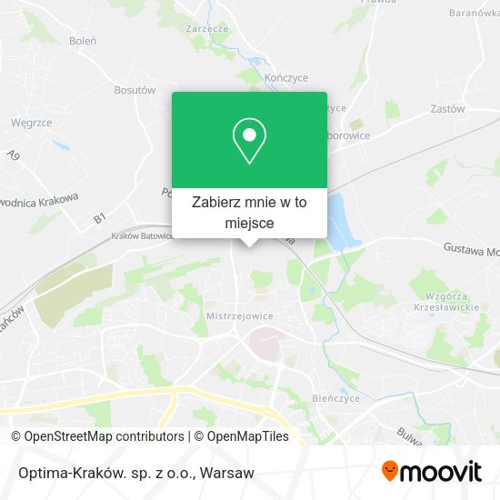 Mapa Optima-Kraków. sp. z o.o.