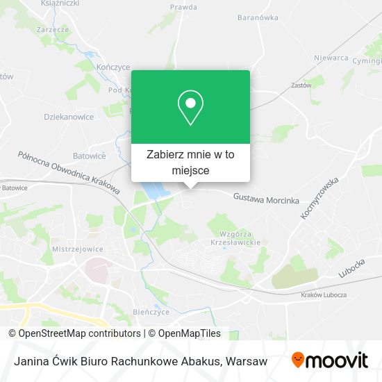 Mapa Janina Ćwik Biuro Rachunkowe Abakus