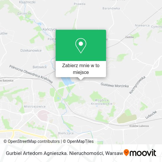 Mapa Gurbiel Artedom Agnieszka. Nieruchomości