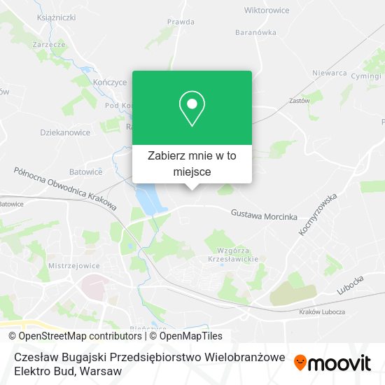 Mapa Czesław Bugajski Przedsiębiorstwo Wielobranżowe Elektro Bud