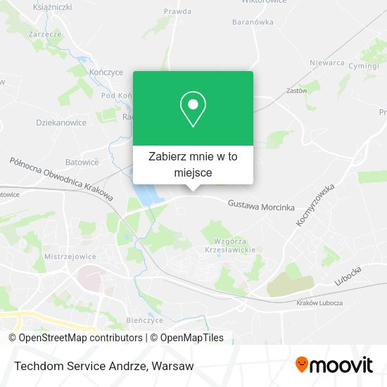 Mapa Techdom Service Andrze