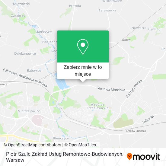 Mapa Piotr Szulc Zakład Usług Remontowo-Budowlanych