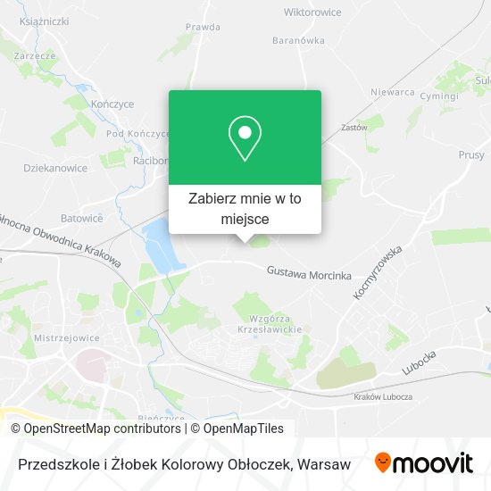 Mapa Przedszkole i Żłobek Kolorowy Obłoczek