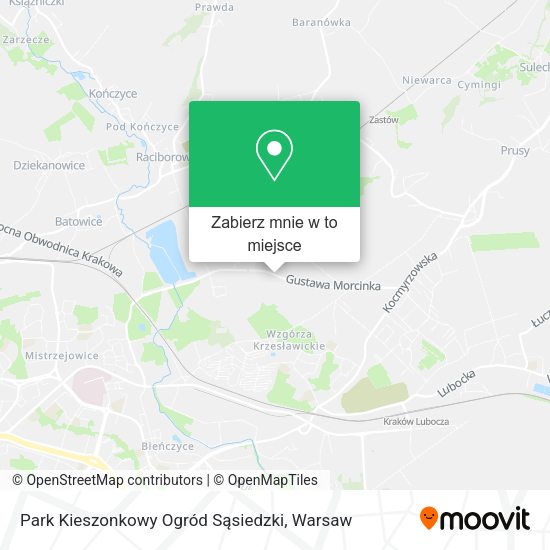 Mapa Park Kieszonkowy Ogród Sąsiedzki