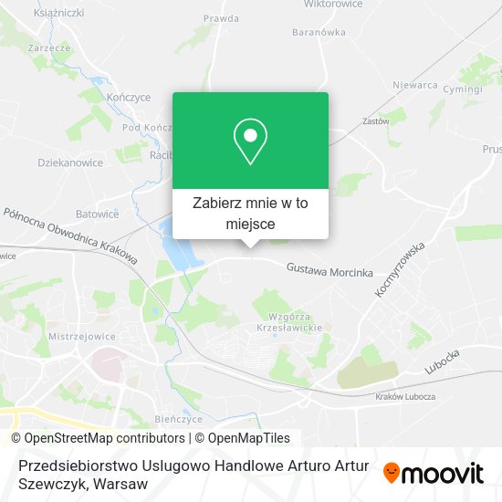 Mapa Przedsiebiorstwo Uslugowo Handlowe Arturo Artur Szewczyk