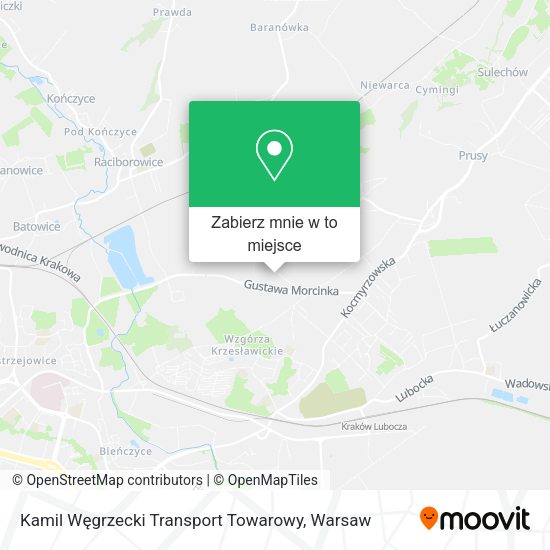 Mapa Kamil Węgrzecki Transport Towarowy