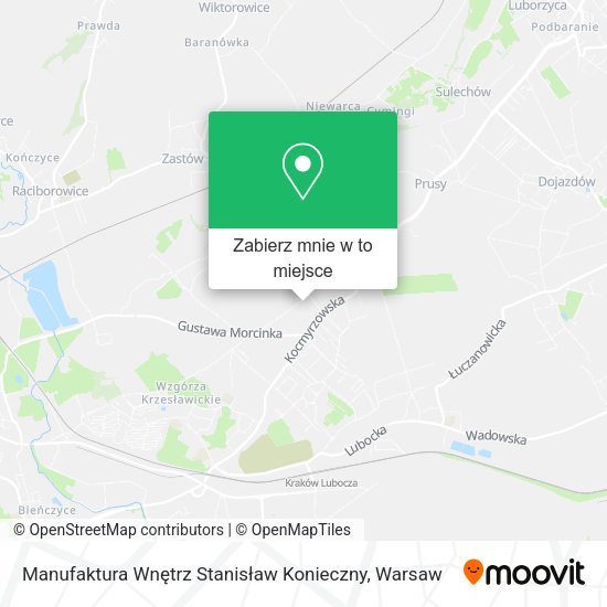 Mapa Manufaktura Wnętrz Stanisław Konieczny