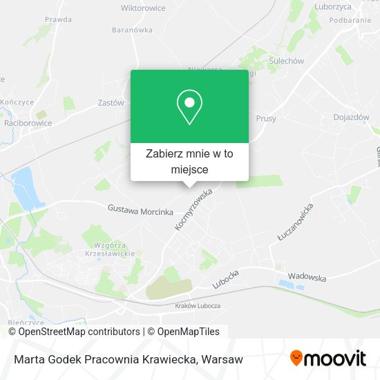 Mapa Marta Godek Pracownia Krawiecka