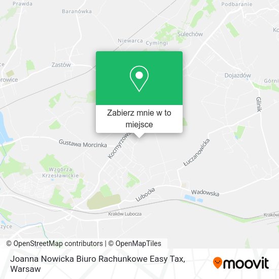 Mapa Joanna Nowicka Biuro Rachunkowe Easy Tax