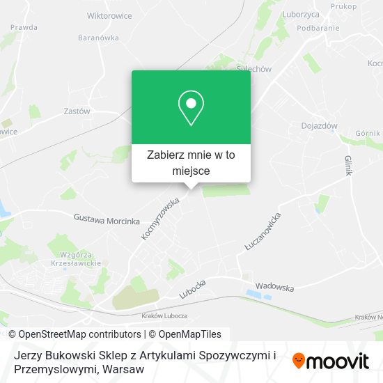 Mapa Jerzy Bukowski Sklep z Artykulami Spozywczymi i Przemyslowymi