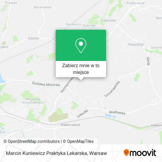 Mapa Marcin Kuniewicz Praktyka Lekarska