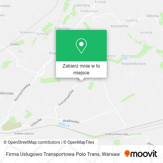 Mapa Firma Uslugowo Transportowa Polo Trans