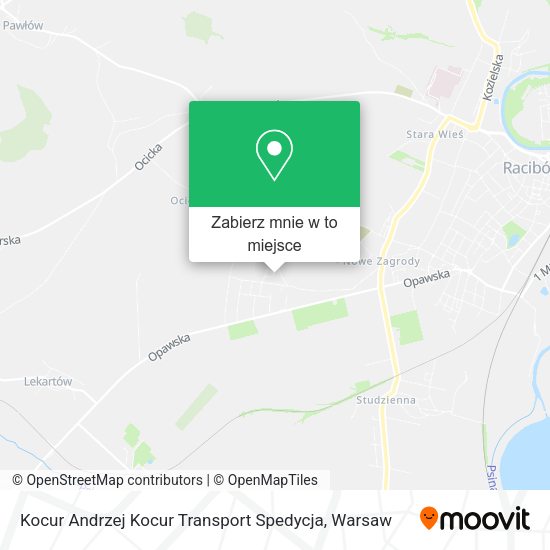 Mapa Kocur Andrzej Kocur Transport Spedycja