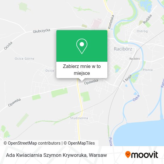 Mapa Ada Kwiaciarnia Szymon Kryworuka