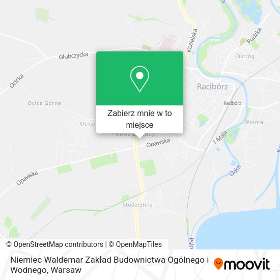 Mapa Niemiec Waldemar Zakład Budownictwa Ogólnego i Wodnego