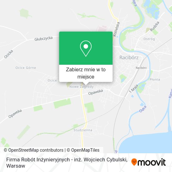 Mapa Firma Robót Inżynieryjnych - inż. Wojciech Cybulski