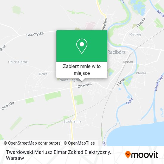 Mapa Twardowski Mariusz Elmar Zakład Elektryczny