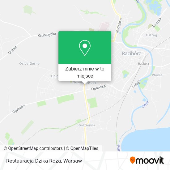 Mapa Restauracja Dzika Róża