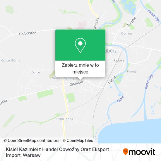 Mapa Kisiel Kazimierz Handel Obwoźny Oraz Eksport Import