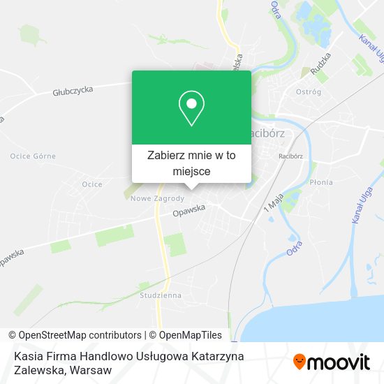 Mapa Kasia Firma Handlowo Usługowa Katarzyna Zalewska