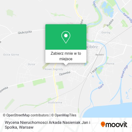 Mapa Wycena Nieruchomosci Arkada Nasieniak Jan i Spolka