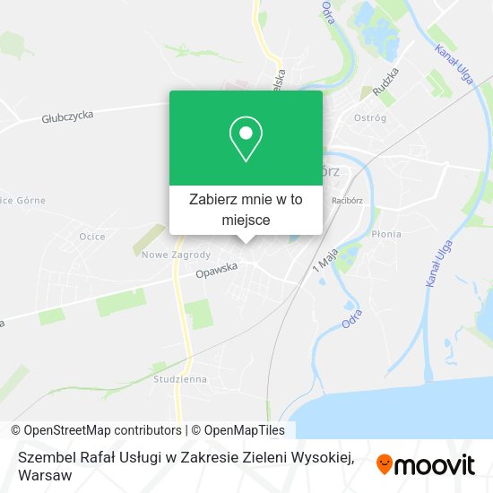 Mapa Szembel Rafał Usługi w Zakresie Zieleni Wysokiej