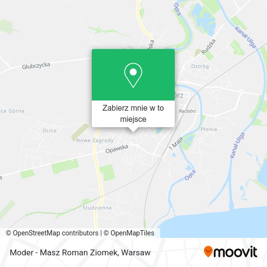 Mapa Moder - Masz Roman Ziomek