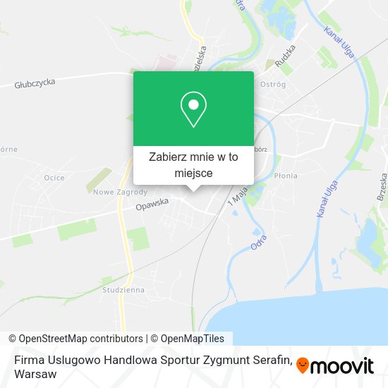 Mapa Firma Uslugowo Handlowa Sportur Zygmunt Serafin